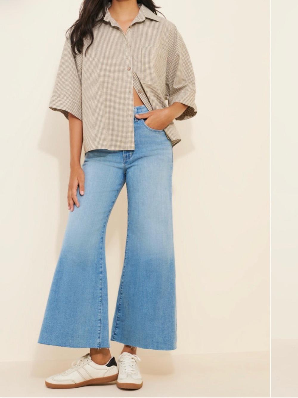 Madewell Palazzo Wide Leg Flare Jeans